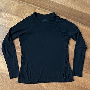 Patagonia Black Capilene 1 Long Sleeve Top